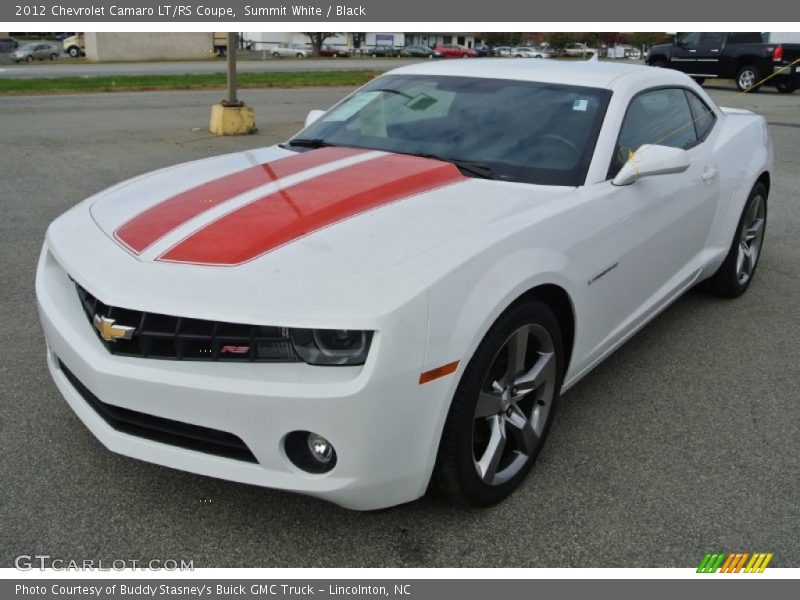 Summit White / Black 2012 Chevrolet Camaro LT/RS Coupe