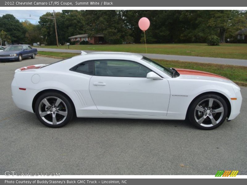 Summit White / Black 2012 Chevrolet Camaro LT/RS Coupe