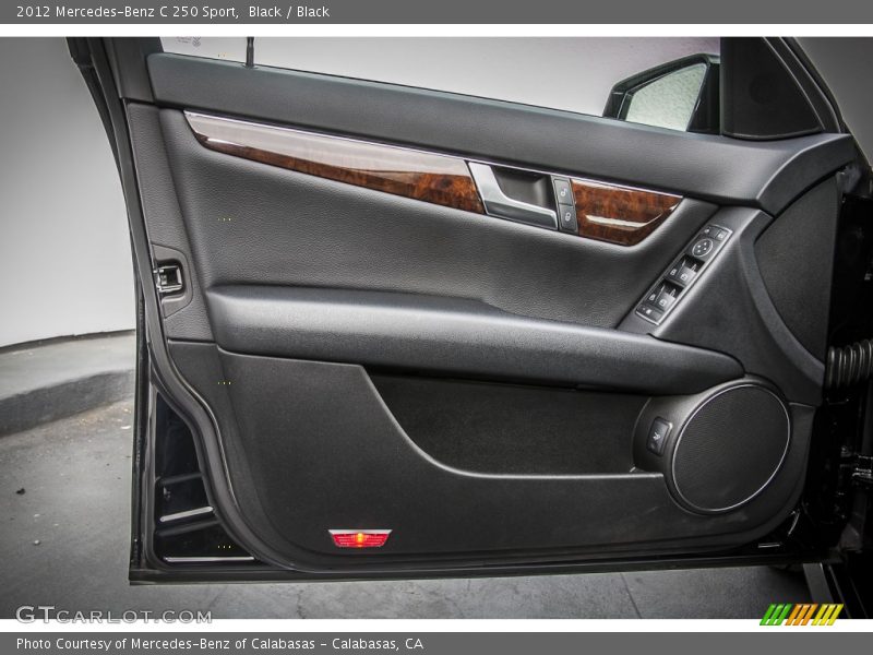 Black / Black 2012 Mercedes-Benz C 250 Sport