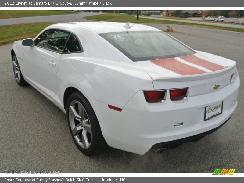 Summit White / Black 2012 Chevrolet Camaro LT/RS Coupe