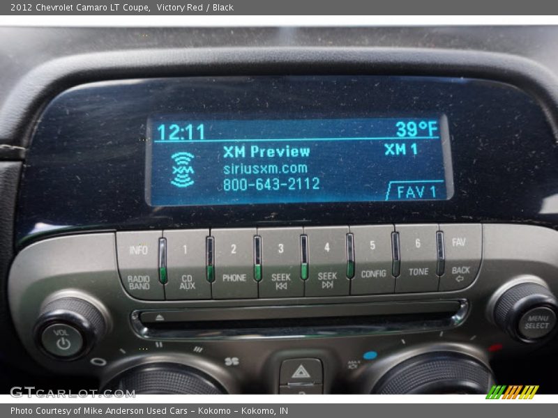 Victory Red / Black 2012 Chevrolet Camaro LT Coupe