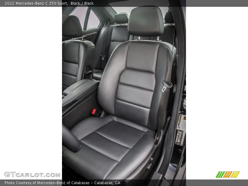 Black / Black 2012 Mercedes-Benz C 250 Sport