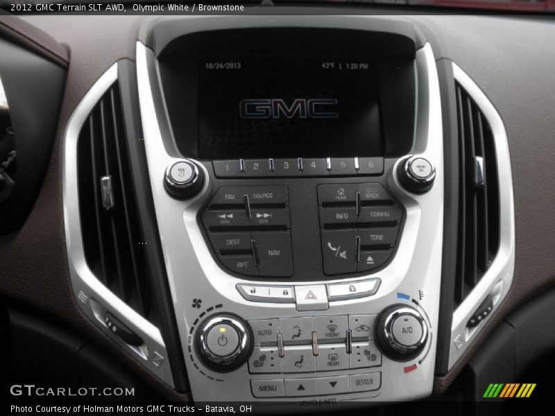 Olympic White / Brownstone 2012 GMC Terrain SLT AWD