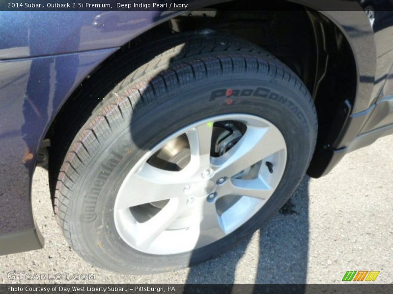 Deep Indigo Pearl / Ivory 2014 Subaru Outback 2.5i Premium