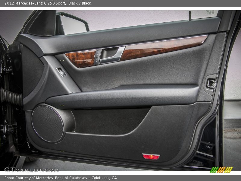 Black / Black 2012 Mercedes-Benz C 250 Sport