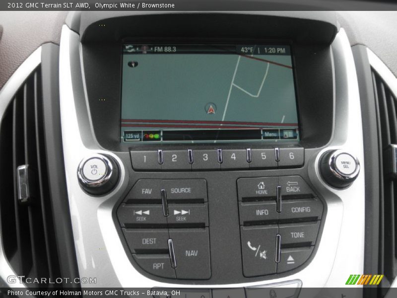 Olympic White / Brownstone 2012 GMC Terrain SLT AWD