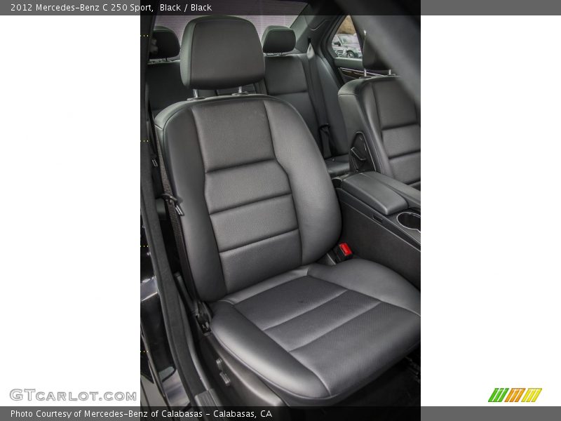 Black / Black 2012 Mercedes-Benz C 250 Sport