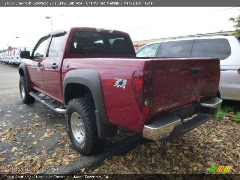 Cherry Red Metallic / Very Dark Pewter 2006 Chevrolet Colorado Z71 Crew Cab 4x4