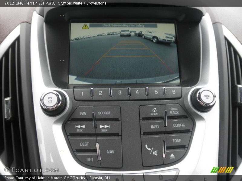 Olympic White / Brownstone 2012 GMC Terrain SLT AWD
