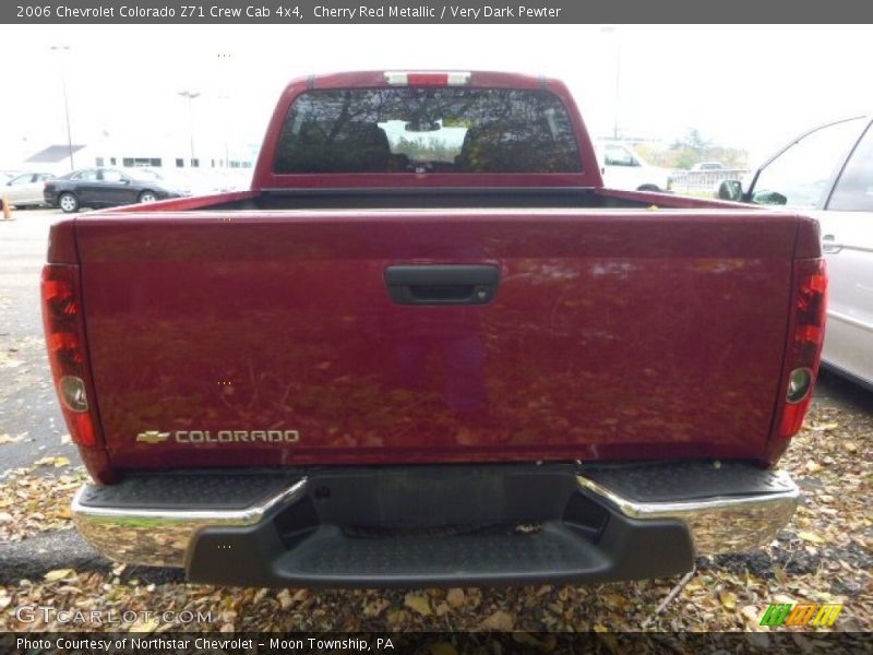 Cherry Red Metallic / Very Dark Pewter 2006 Chevrolet Colorado Z71 Crew Cab 4x4