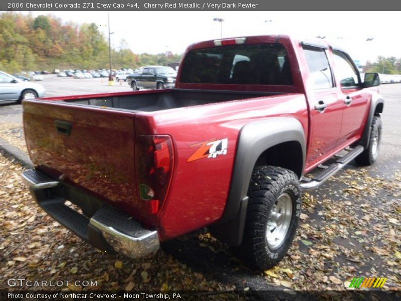 Cherry Red Metallic / Very Dark Pewter 2006 Chevrolet Colorado Z71 Crew Cab 4x4