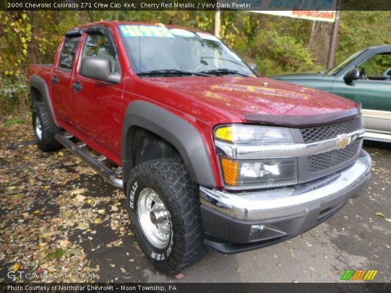 Cherry Red Metallic / Very Dark Pewter 2006 Chevrolet Colorado Z71 Crew Cab 4x4