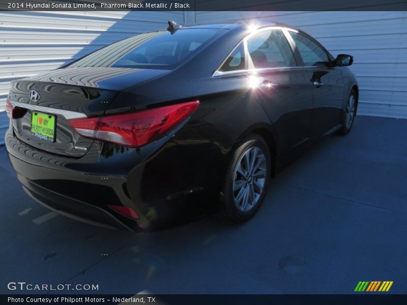 Phantom Black Metallic / Black 2014 Hyundai Sonata Limited