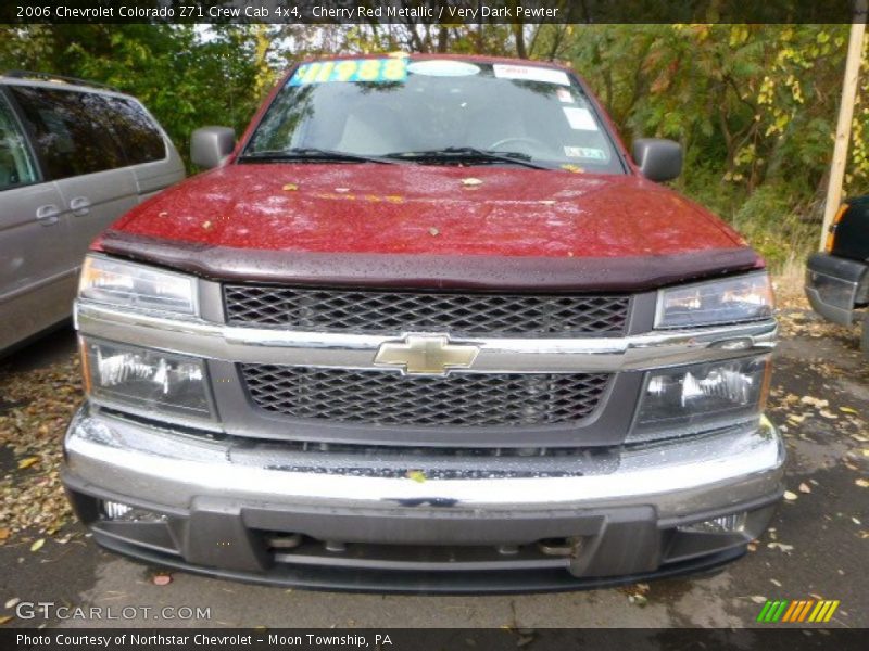 Cherry Red Metallic / Very Dark Pewter 2006 Chevrolet Colorado Z71 Crew Cab 4x4