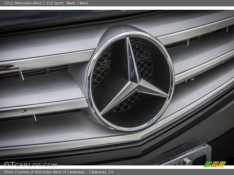 Black / Black 2012 Mercedes-Benz C 250 Sport