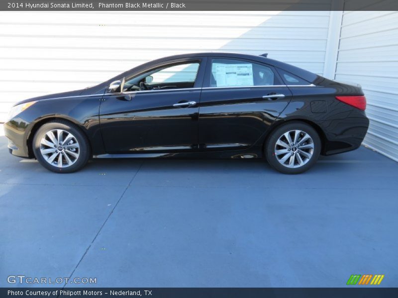 Phantom Black Metallic / Black 2014 Hyundai Sonata Limited
