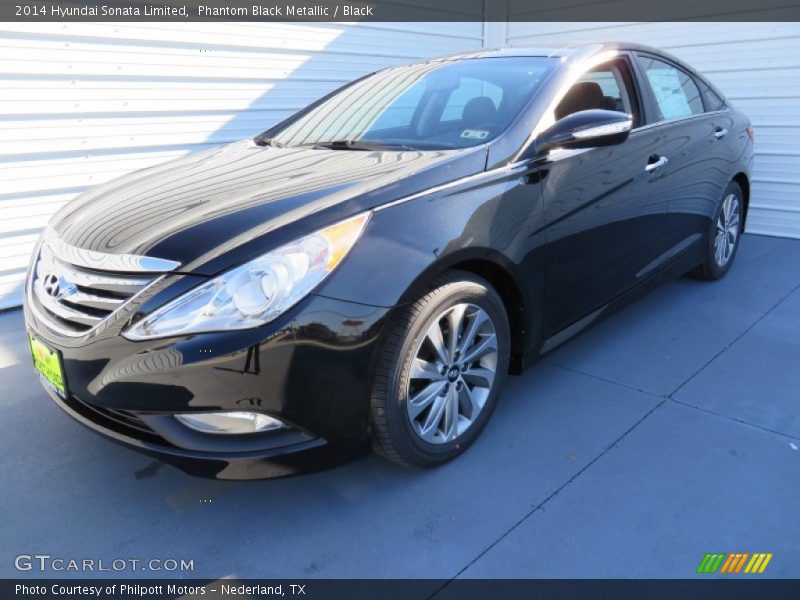 Phantom Black Metallic / Black 2014 Hyundai Sonata Limited
