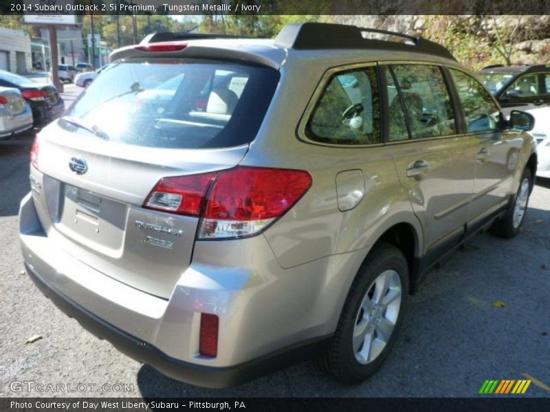 Tungsten Metallic / Ivory 2014 Subaru Outback 2.5i Premium