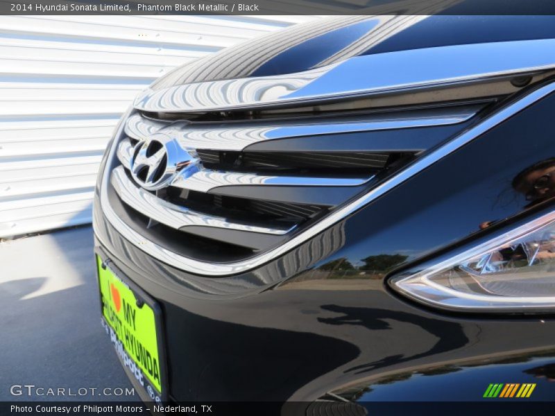 Phantom Black Metallic / Black 2014 Hyundai Sonata Limited