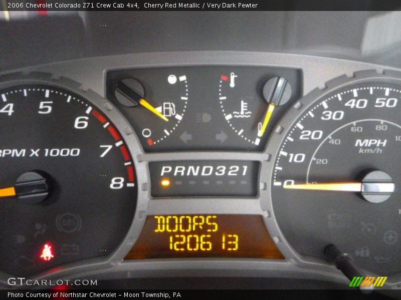 Cherry Red Metallic / Very Dark Pewter 2006 Chevrolet Colorado Z71 Crew Cab 4x4