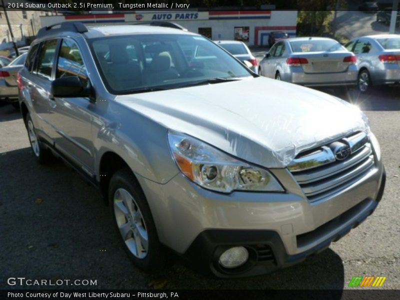 Tungsten Metallic / Ivory 2014 Subaru Outback 2.5i Premium