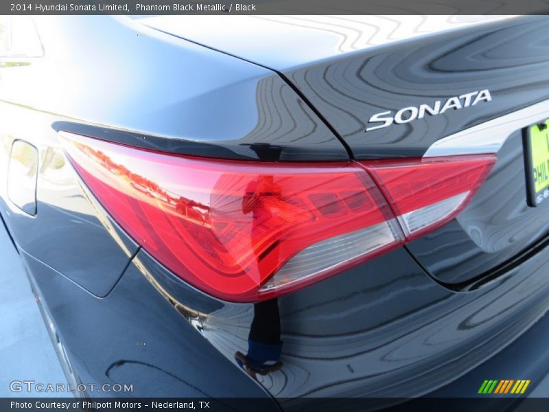 Phantom Black Metallic / Black 2014 Hyundai Sonata Limited