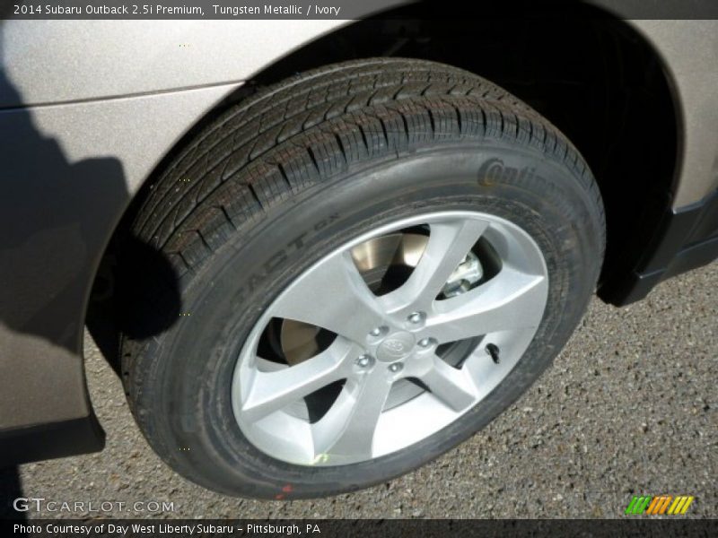 Tungsten Metallic / Ivory 2014 Subaru Outback 2.5i Premium