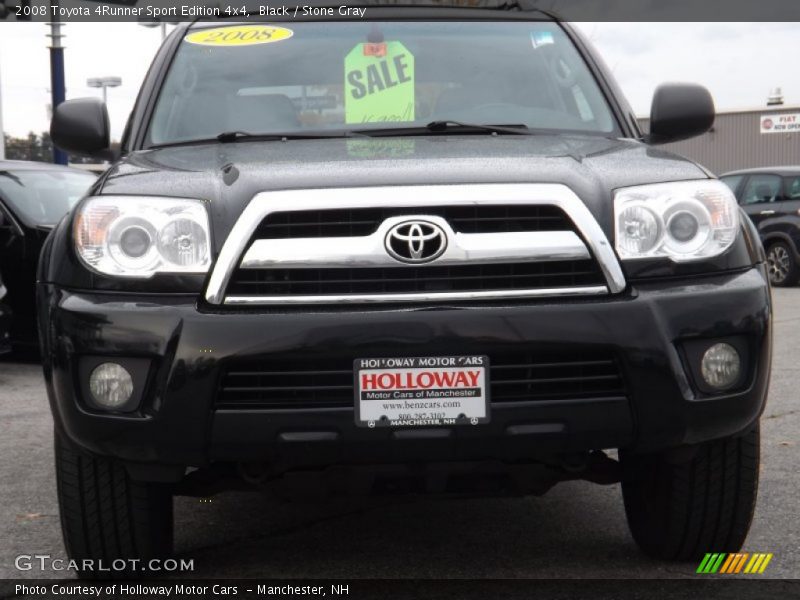 Black / Stone Gray 2008 Toyota 4Runner Sport Edition 4x4