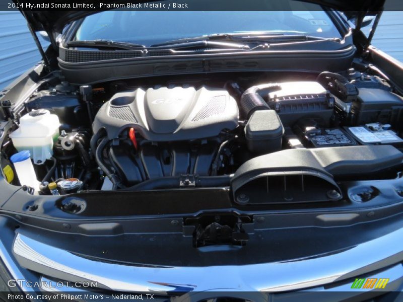 Phantom Black Metallic / Black 2014 Hyundai Sonata Limited