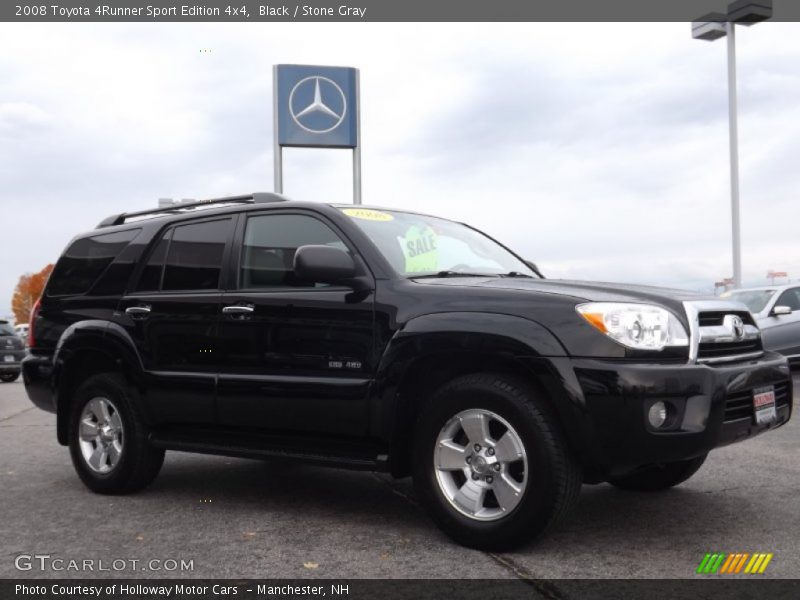 Black / Stone Gray 2008 Toyota 4Runner Sport Edition 4x4