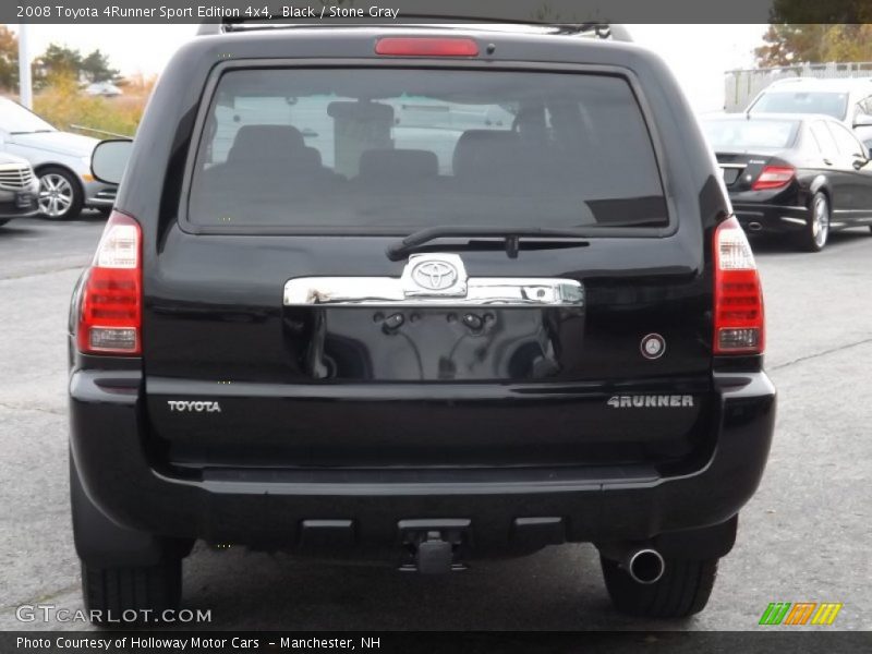 Black / Stone Gray 2008 Toyota 4Runner Sport Edition 4x4