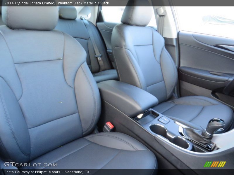 Phantom Black Metallic / Black 2014 Hyundai Sonata Limited
