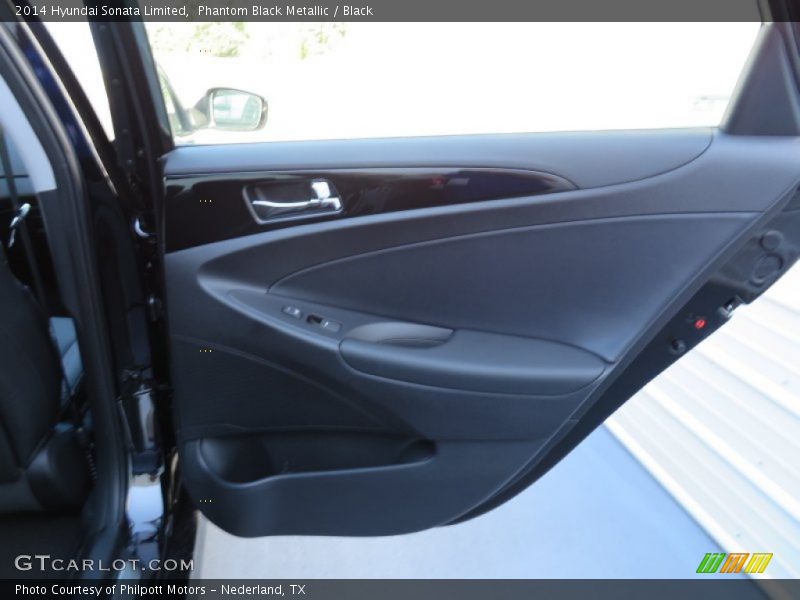 Phantom Black Metallic / Black 2014 Hyundai Sonata Limited