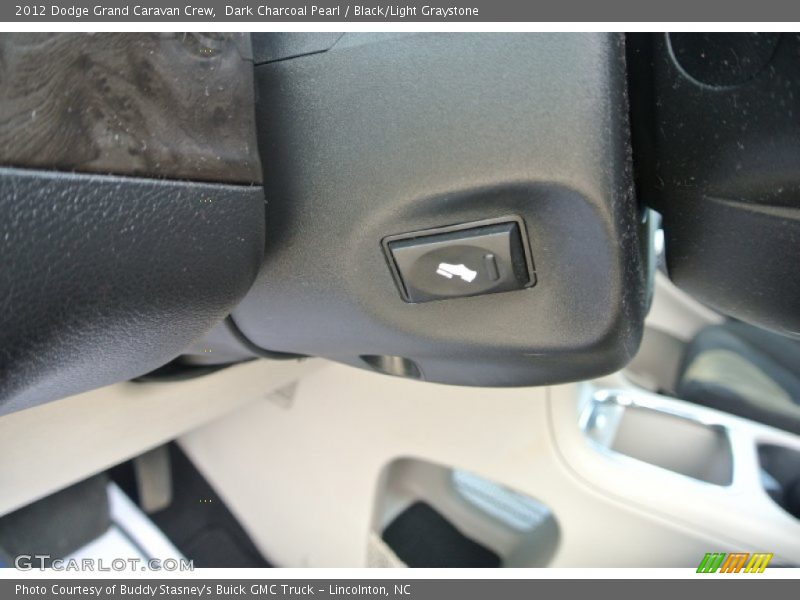 Dark Charcoal Pearl / Black/Light Graystone 2012 Dodge Grand Caravan Crew