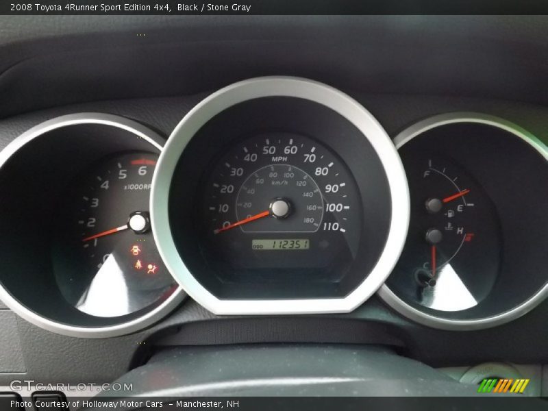 Black / Stone Gray 2008 Toyota 4Runner Sport Edition 4x4