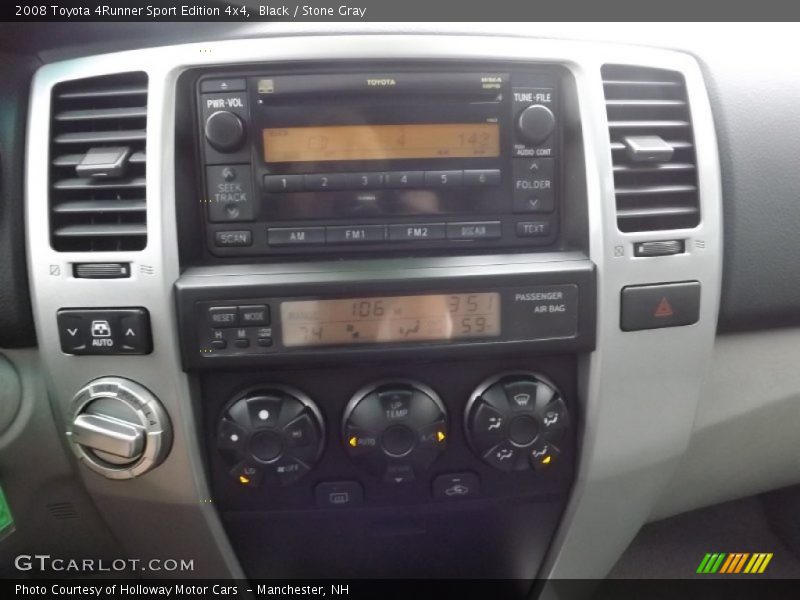 Black / Stone Gray 2008 Toyota 4Runner Sport Edition 4x4
