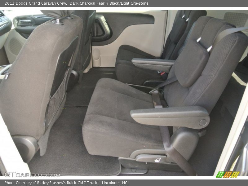 Dark Charcoal Pearl / Black/Light Graystone 2012 Dodge Grand Caravan Crew
