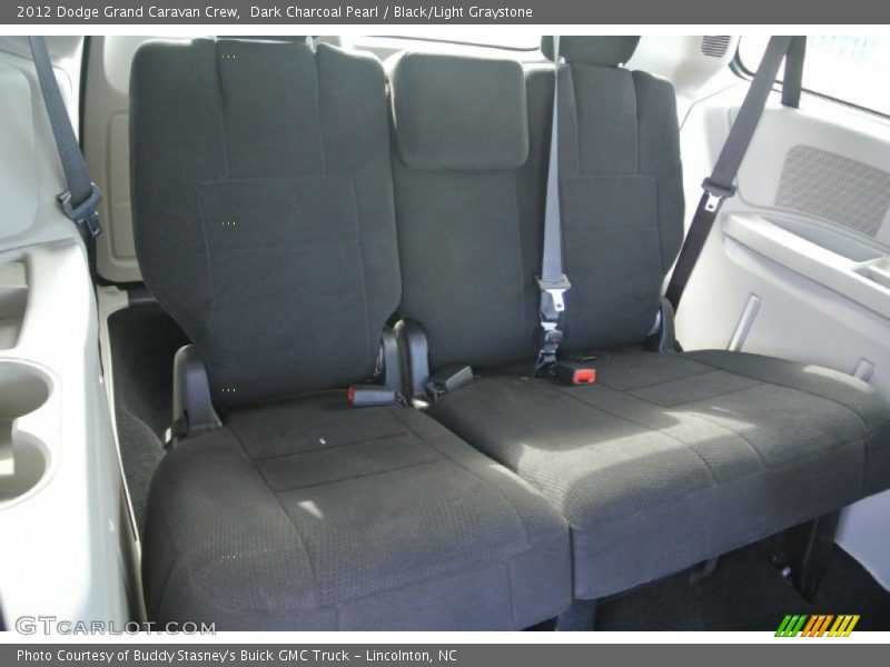 Dark Charcoal Pearl / Black/Light Graystone 2012 Dodge Grand Caravan Crew