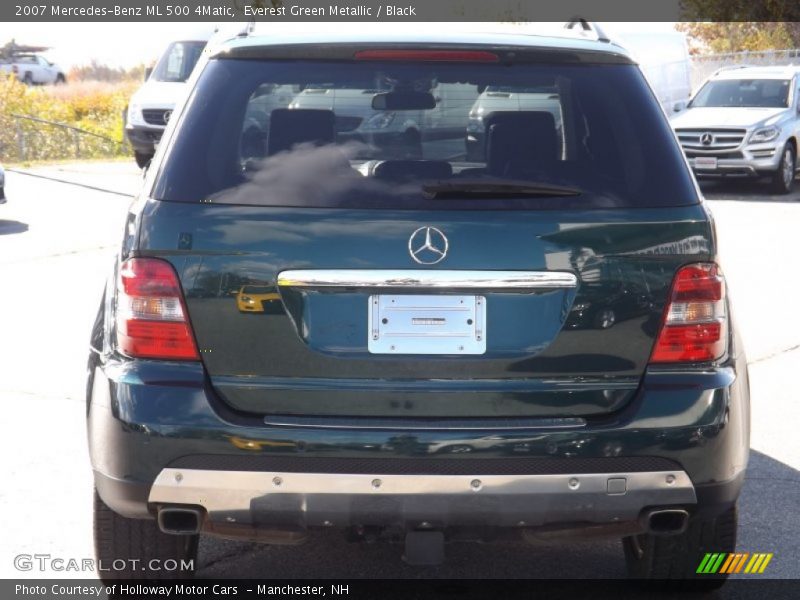 Everest Green Metallic / Black 2007 Mercedes-Benz ML 500 4Matic