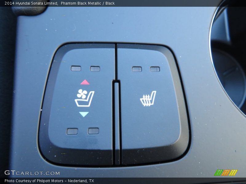 Phantom Black Metallic / Black 2014 Hyundai Sonata Limited