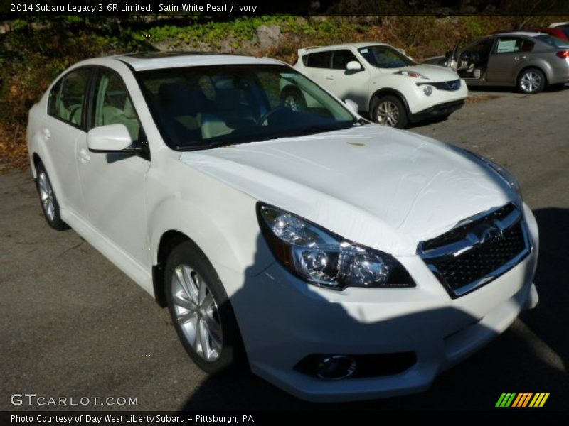 Satin White Pearl / Ivory 2014 Subaru Legacy 3.6R Limited