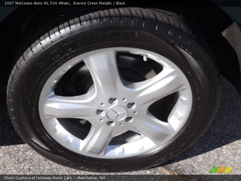 Everest Green Metallic / Black 2007 Mercedes-Benz ML 500 4Matic