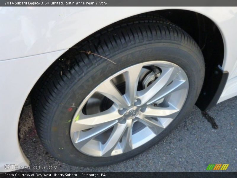 Satin White Pearl / Ivory 2014 Subaru Legacy 3.6R Limited