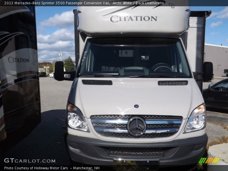 Arctic White / Black Leatherette 2013 Mercedes-Benz Sprinter 3500 Passenger Conversion Van