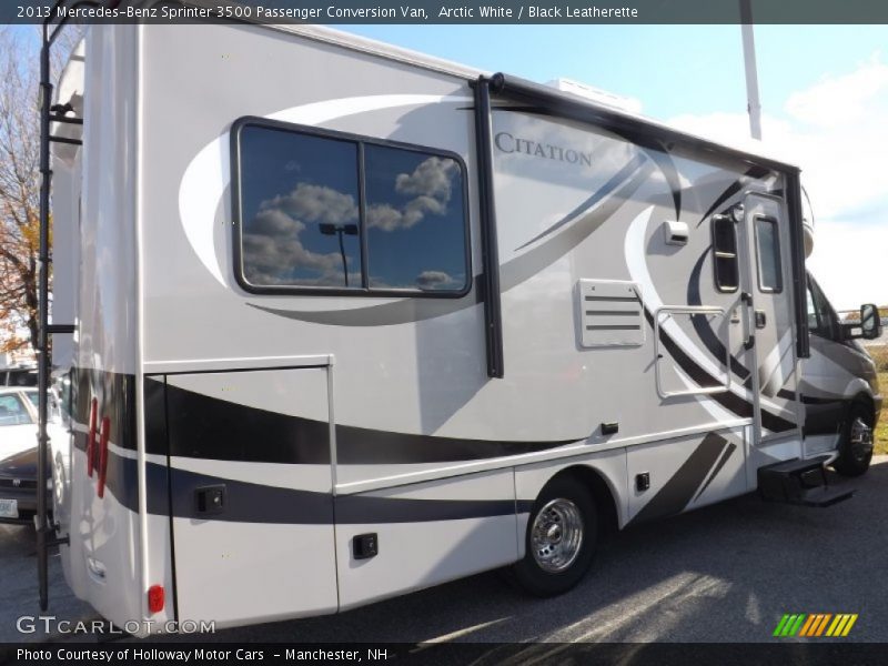 Arctic White / Black Leatherette 2013 Mercedes-Benz Sprinter 3500 Passenger Conversion Van