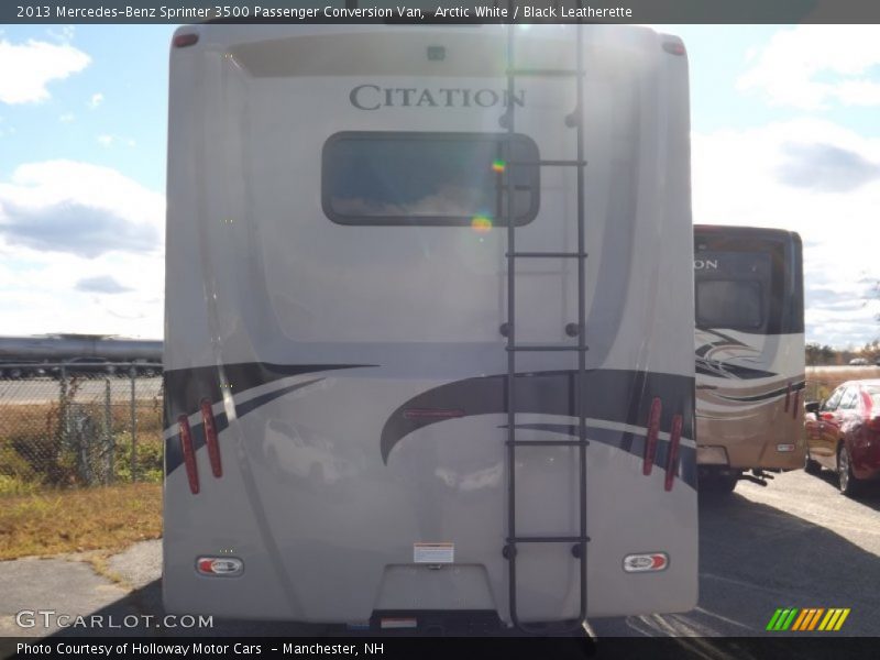 Arctic White / Black Leatherette 2013 Mercedes-Benz Sprinter 3500 Passenger Conversion Van