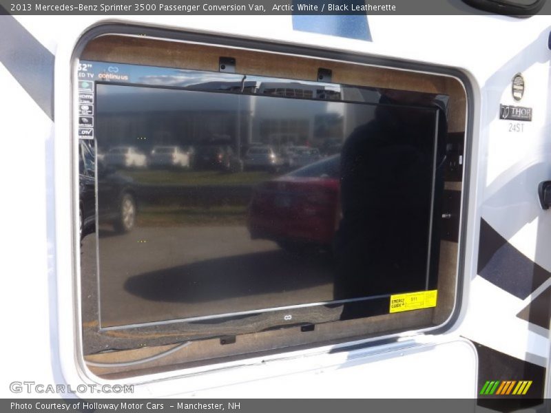 Arctic White / Black Leatherette 2013 Mercedes-Benz Sprinter 3500 Passenger Conversion Van