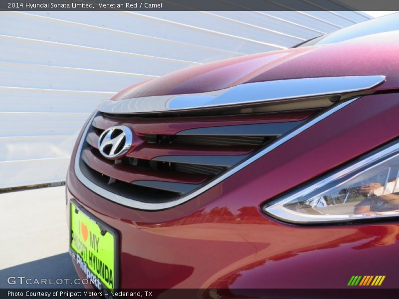 Venetian Red / Camel 2014 Hyundai Sonata Limited