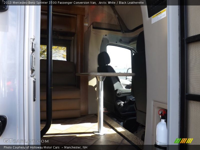 Arctic White / Black Leatherette 2013 Mercedes-Benz Sprinter 3500 Passenger Conversion Van