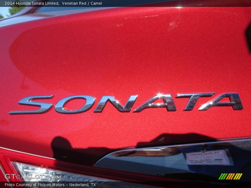 Venetian Red / Camel 2014 Hyundai Sonata Limited